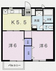 ハイム　ソレイユＢの物件間取画像